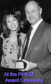 MacKenzie Phillips and Mac at the Prism award ceremony